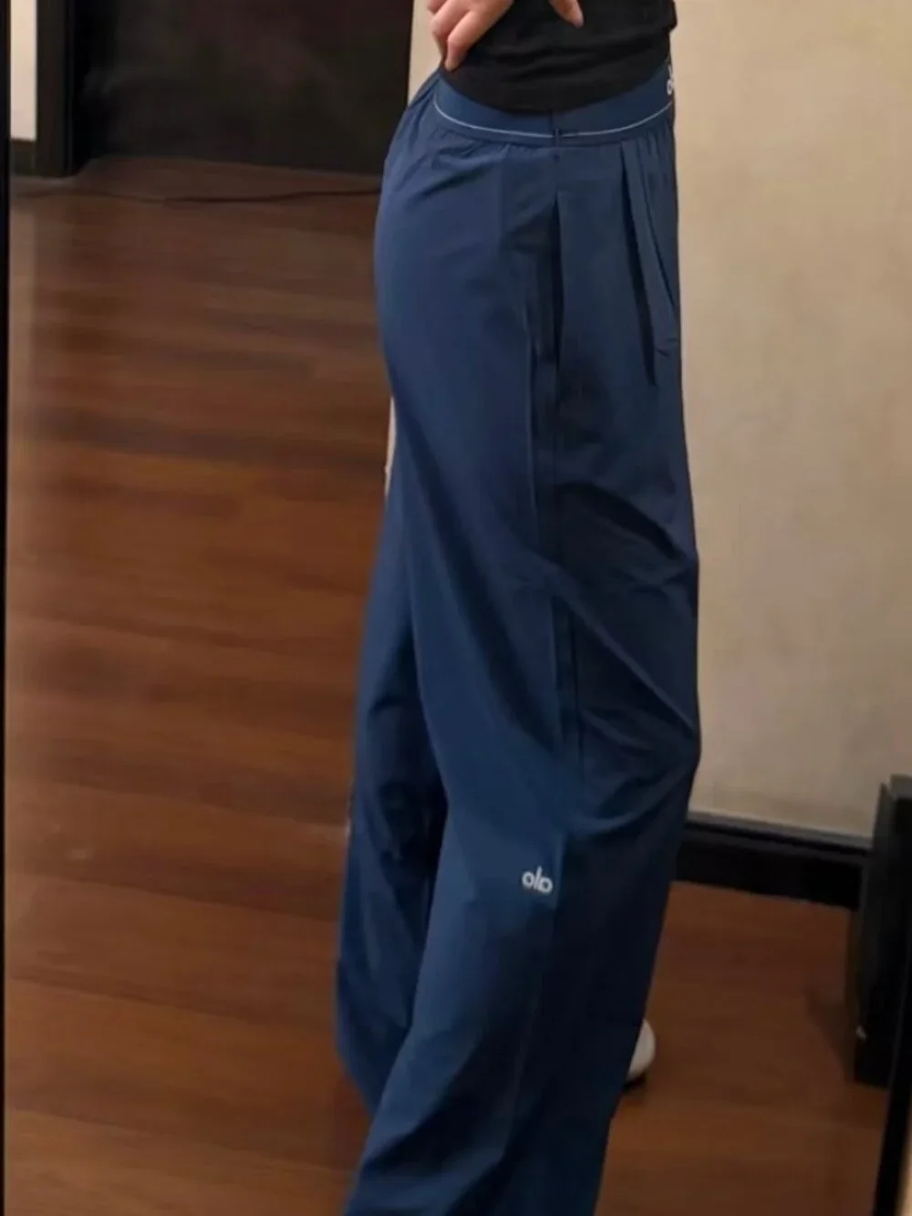 Navy Blue🌅ALO Yoga Suit Up Relaxed Trouser(Regular) Elevated Casual❄Trending